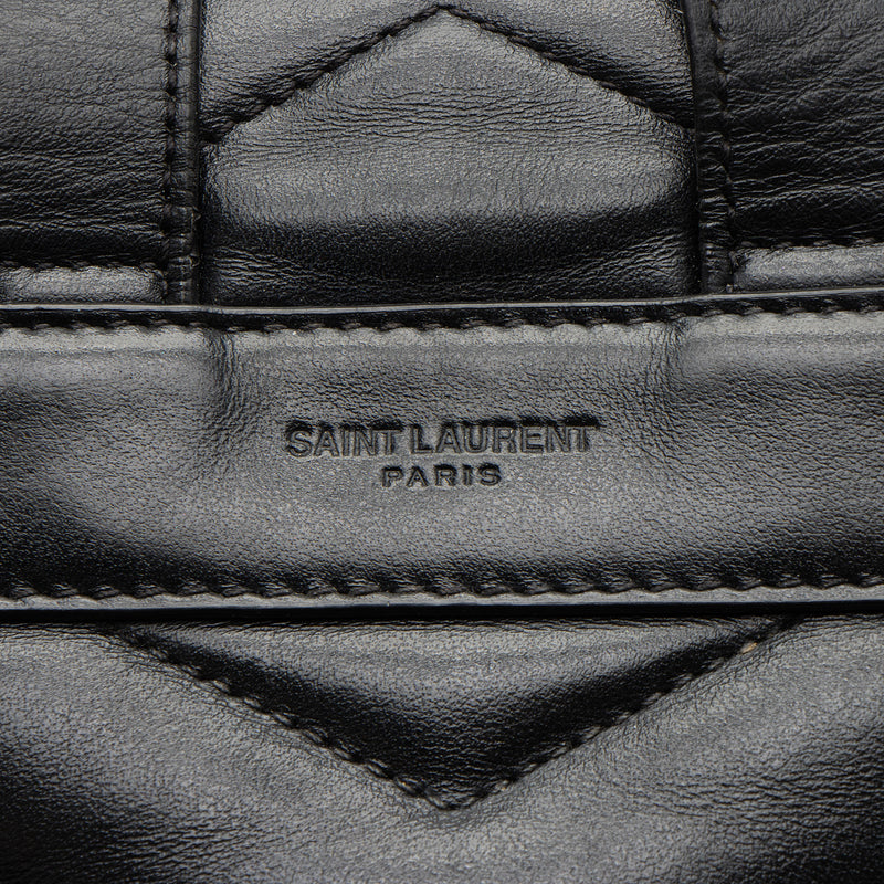 Saint Laurent Matelasse Calfskin Monogram LouLou Small Backpack (SHF-Qq19q6)