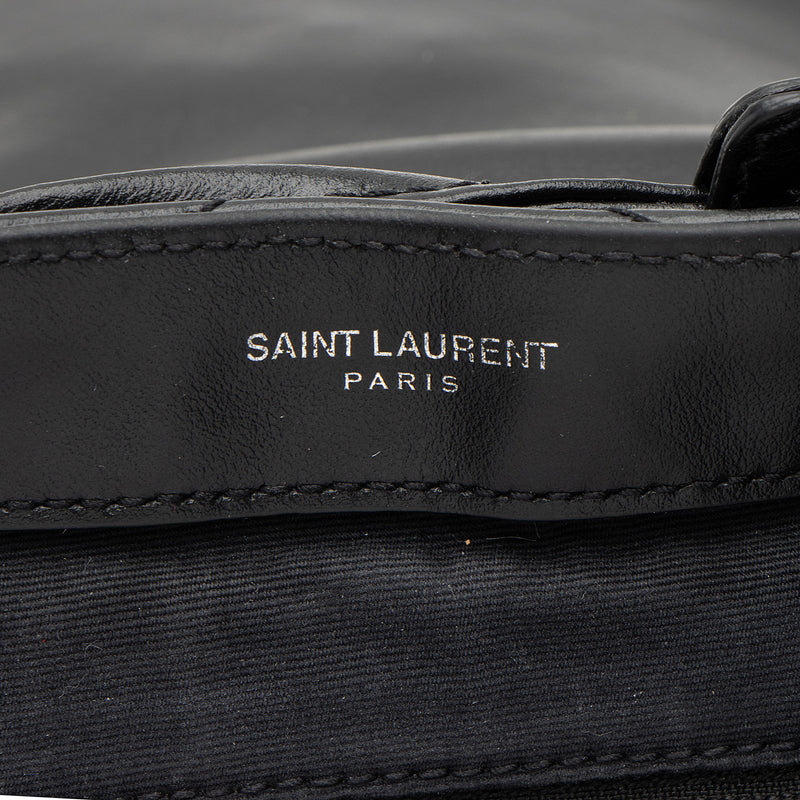 Saint Laurent Matelasse Calfskin Monogram LouLou Small Backpack (SHF-Qq19q6)