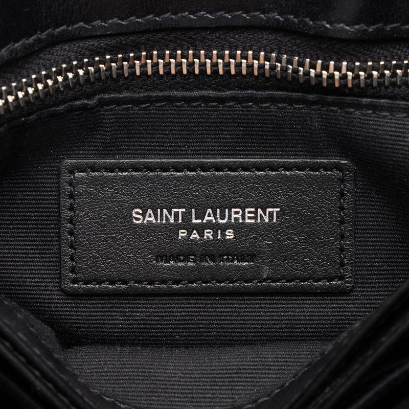 Saint Laurent Matelasse Calfskin Monogram LouLou Toy Crossbody Bag