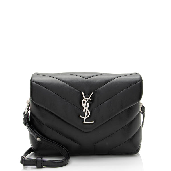 Saint Laurent Matelasse Calfskin Monogram LouLou Toy Crossbody (SHF-G6die7)