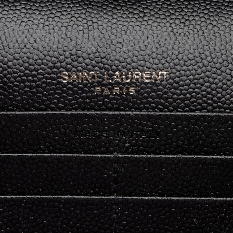 Saint Laurent Monogram Chain Wallet - Fablle