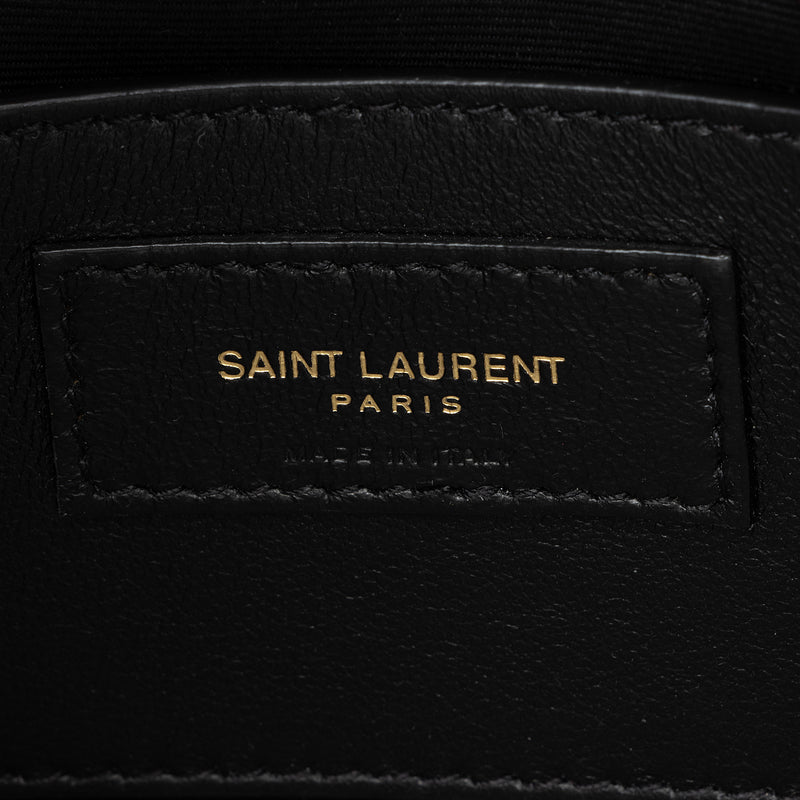 Saint Laurent Matelasse Suede Monogram College Medium Shoulder Bag (SHF-ttFAad)