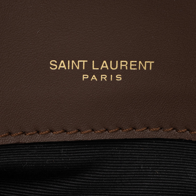 Saint Laurent Matelasse Suede Monogram College Medium Shoulder Bag (SHF-ttFAad)