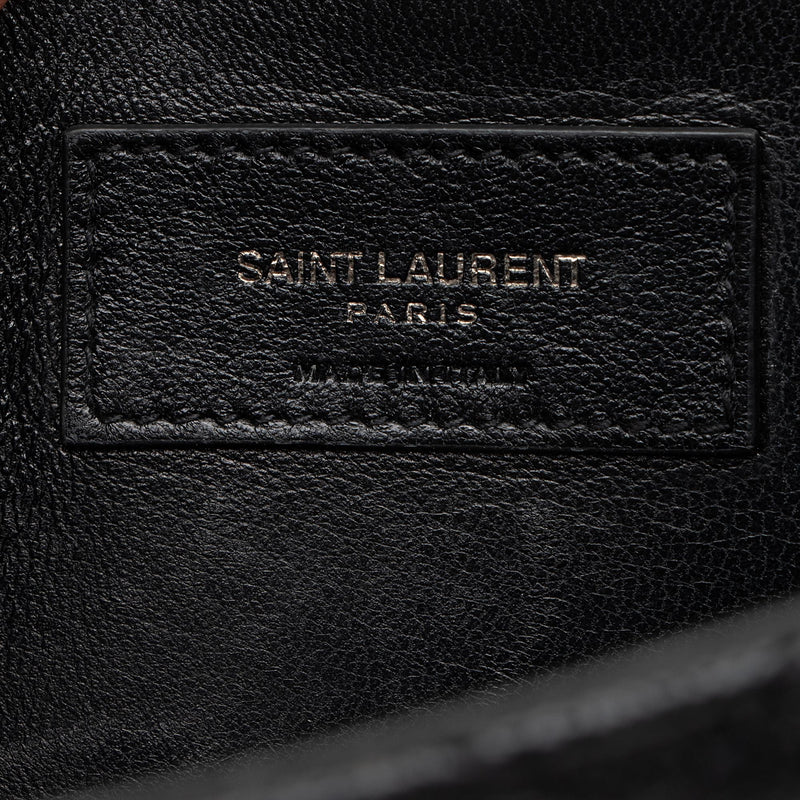 Saint Laurent Grain De Poudre Mixed Matelasse Large Triquilt Monogram -  MyDesignerly
