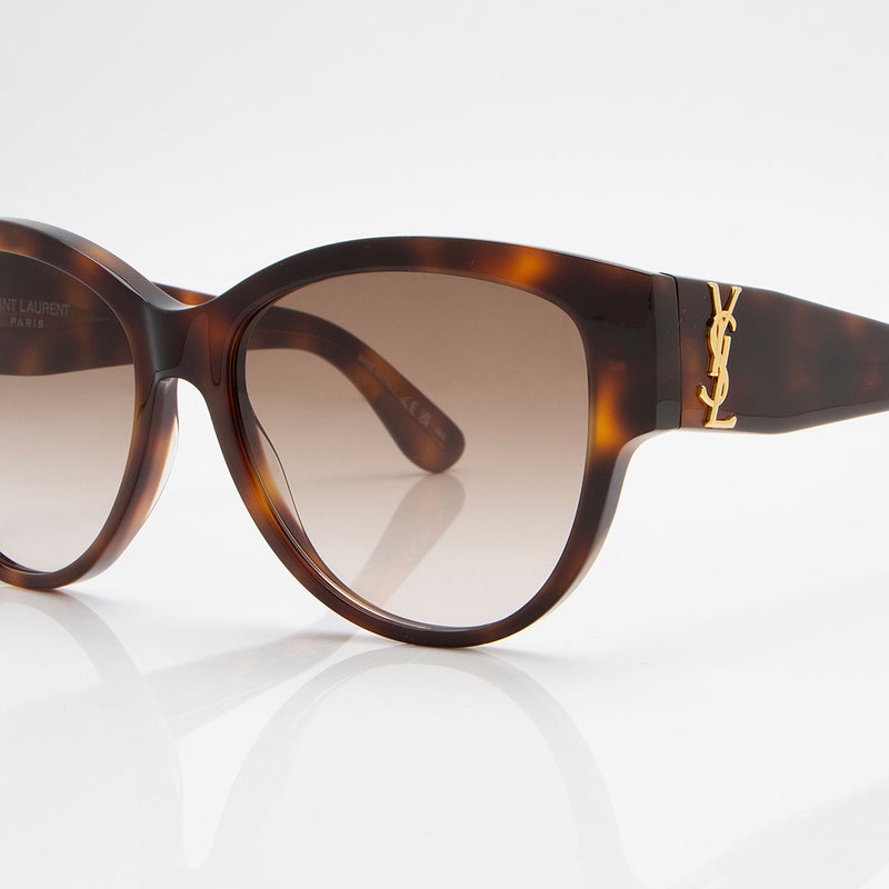 Saint Laurent Monogram Round Sunglasses (SHF-pmdDI8)