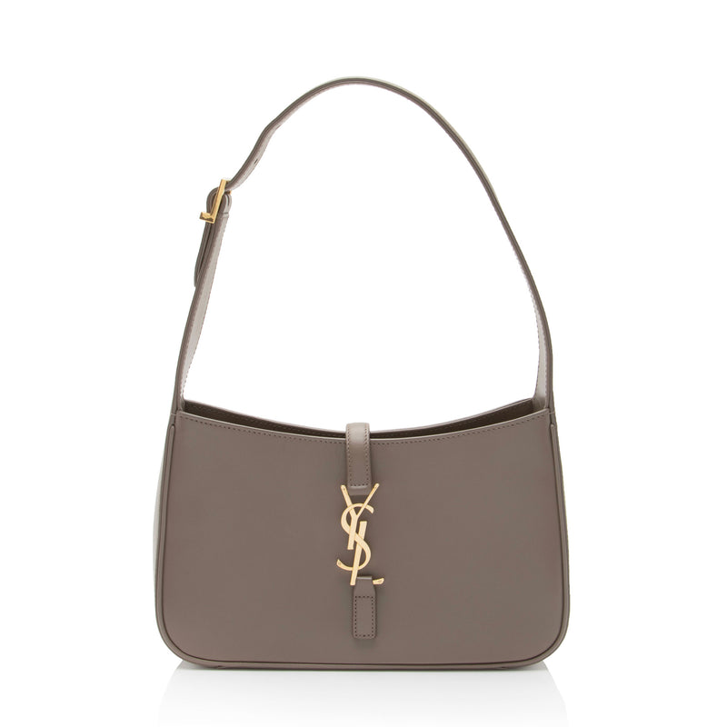 Saint Laurent Smooth Calfskin Monogram Le 5 A 7 Hobo (SHF-IwkWBN)