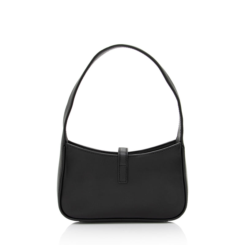 Saint Laurent Mini Le 5 A 7 Black Leather Shoulder Bag New