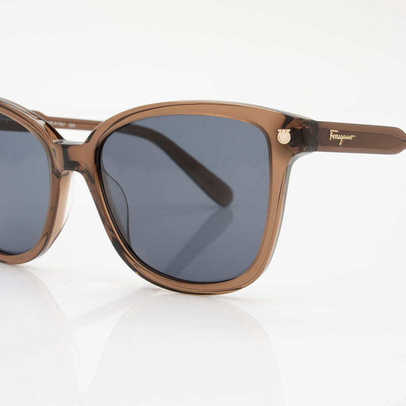 Salvatore Ferragamo Gancini Square Sunglasses (SHF-GqwLtg)