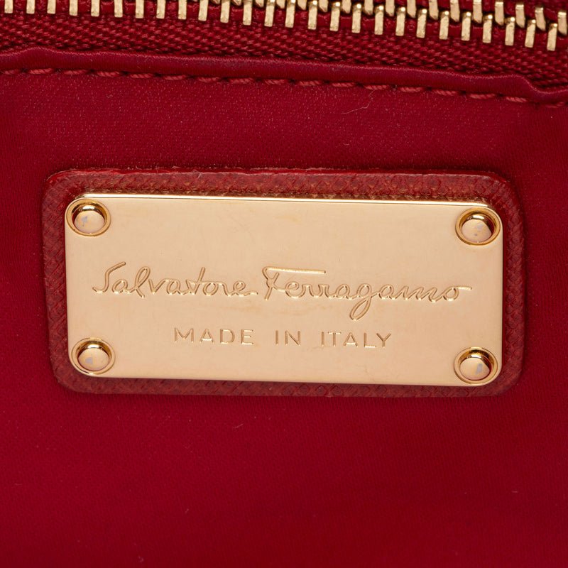 Salvatore Ferragamo Gancini Beky Satchel (SHF-gtHgti)