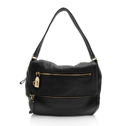 Salvatore Ferragamo Leather Selma Shoulder Bag (SHF-omZkl2)