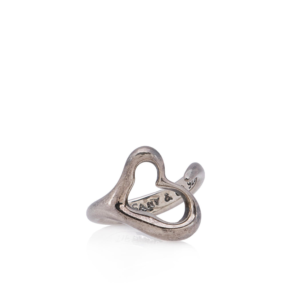 Tiffany & Co. Elsa Peretti Open Heart Ring - Size 4 1/2 (SHF