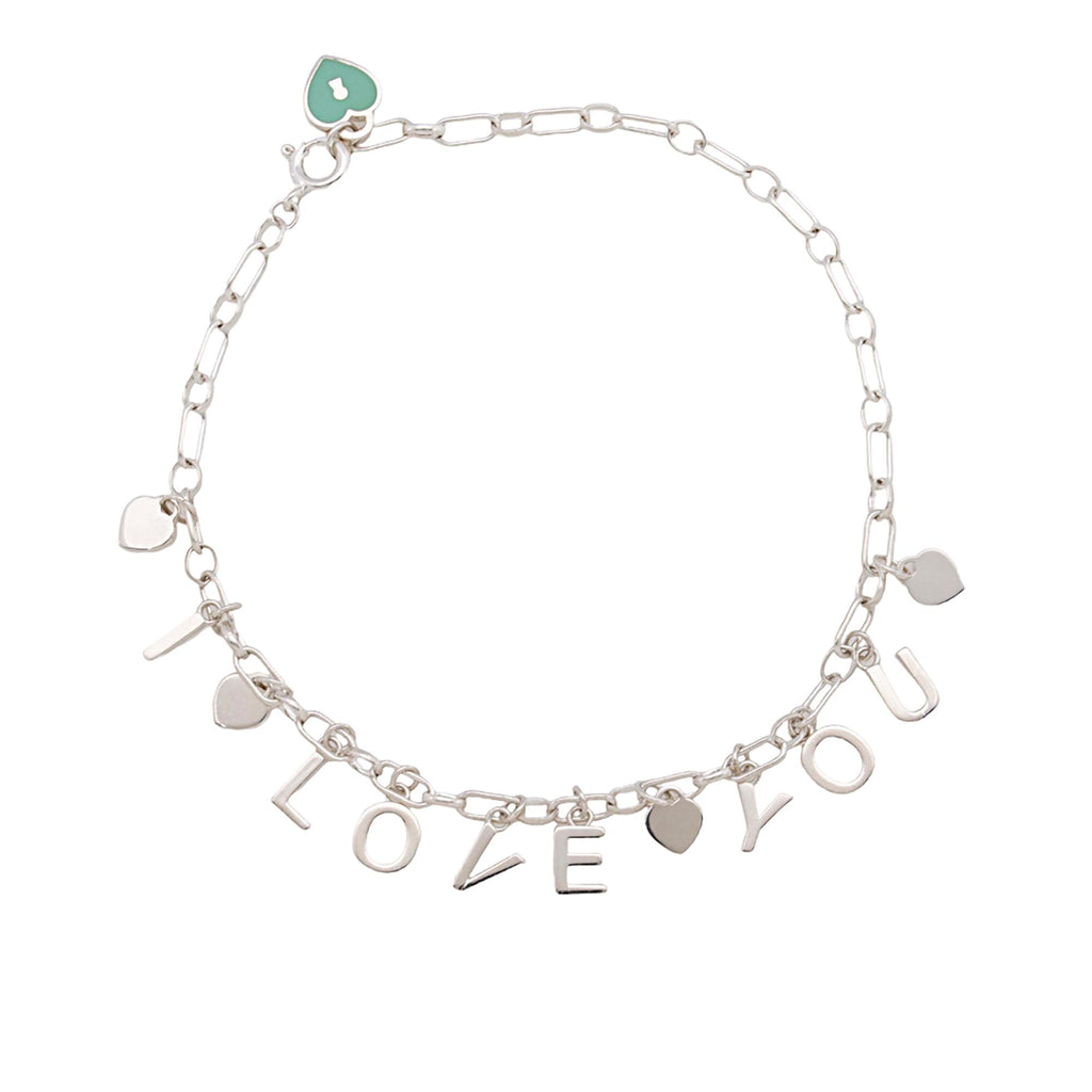 Gucci clasping charm bracelet 925 sterling silver and enamel