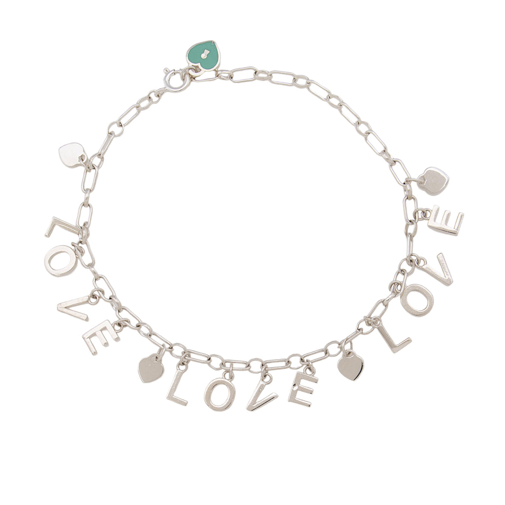 Tiffany i clearance love you bracelet