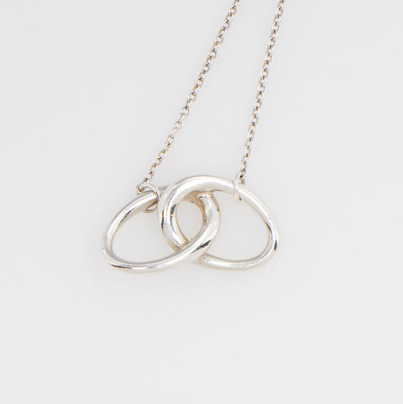 Tiffany & Co. Sterling Silver Interlocking Circles Necklace (SHF-hiGUMV)