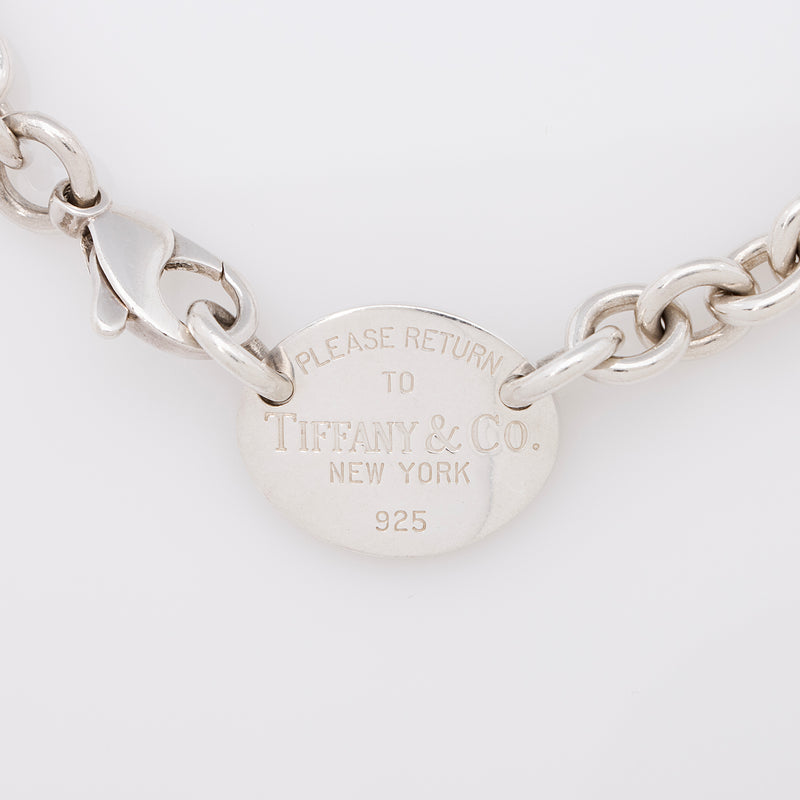 Tiffany & Co. 1837 Padlock Lock Choker Necklace Sterling