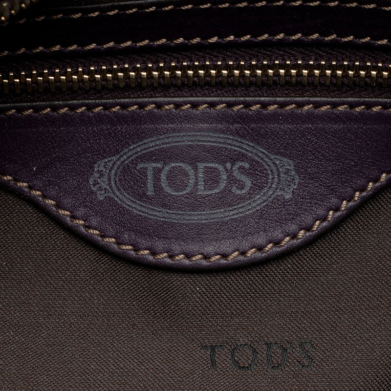 Tod's Leather D-Styling Bauletto Medium Satchel (SHF-XxnyBX)