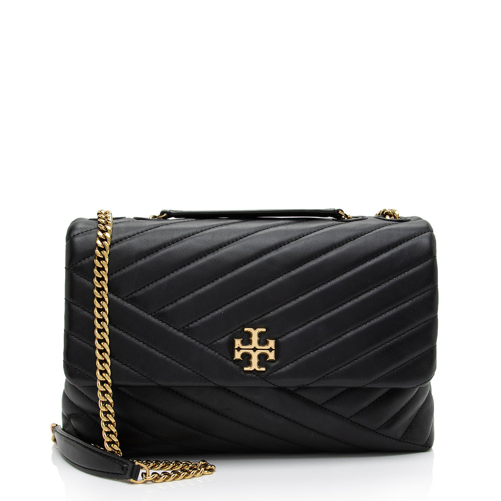 Tory Burch - Black Leather Kira Shoulder Bag