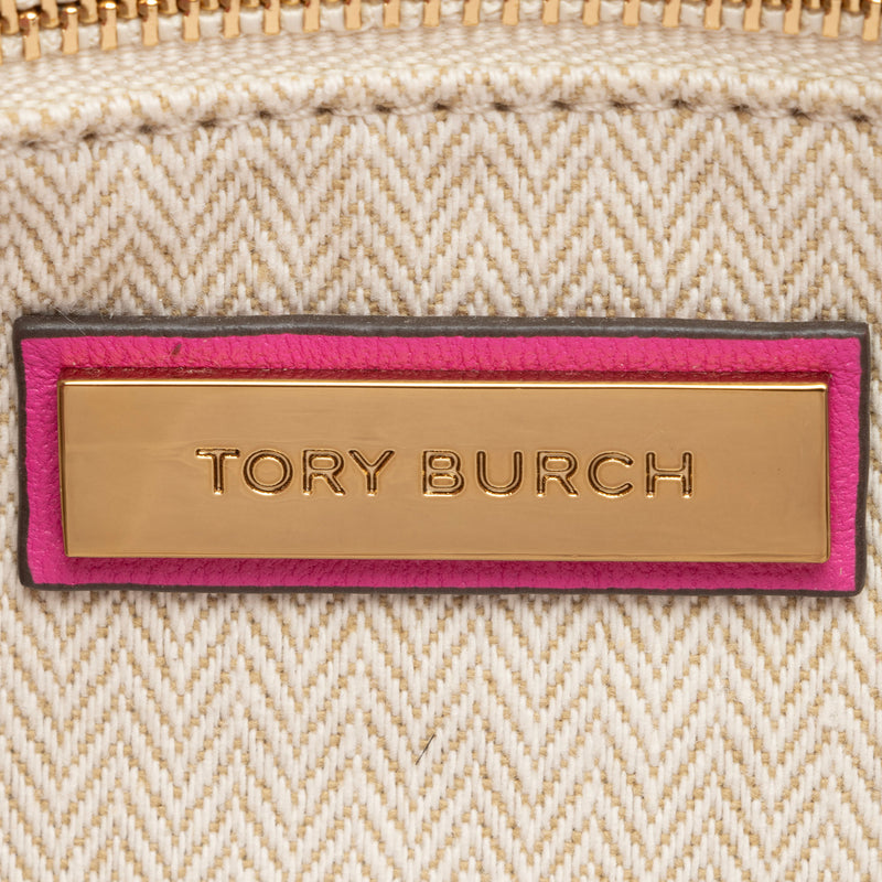 Tory Burch Chevron Leather Kira Top Handle (SHF-QSV40s)