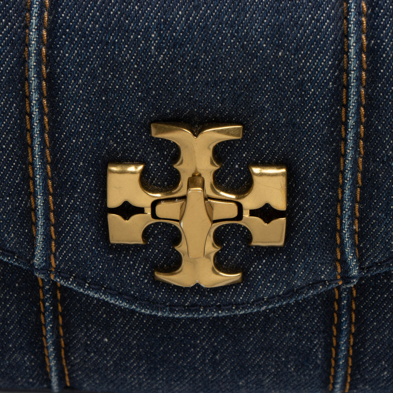 Tory Burch Denim Kira Mini Camera Bag (SHF-IYCS6h)