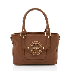 Tory Burch Leather Amanda Mini Satchel (SHF-G0YJ1W)