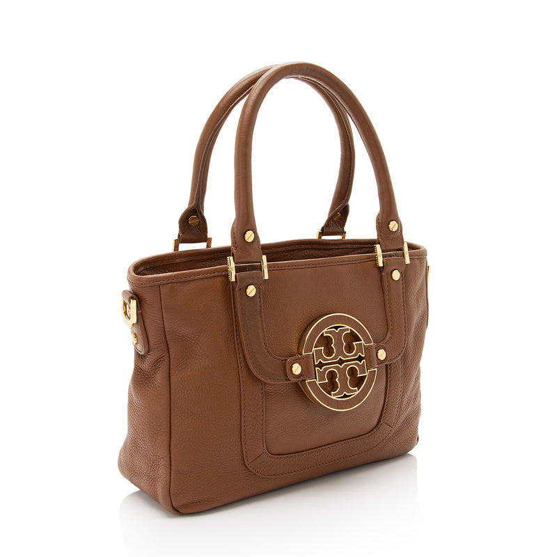 Tory Burch Leather Amanda Mini Satchel (SHF-G0YJ1W)