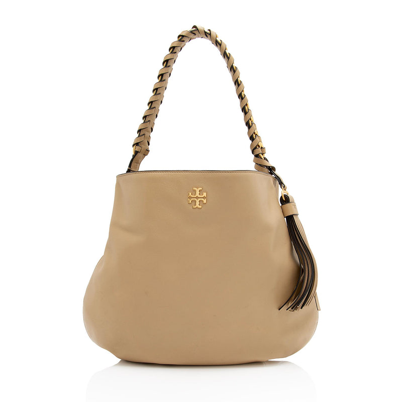 Tory Burch Leather Brooke Hobo SHF 72GMxT LuxeDH