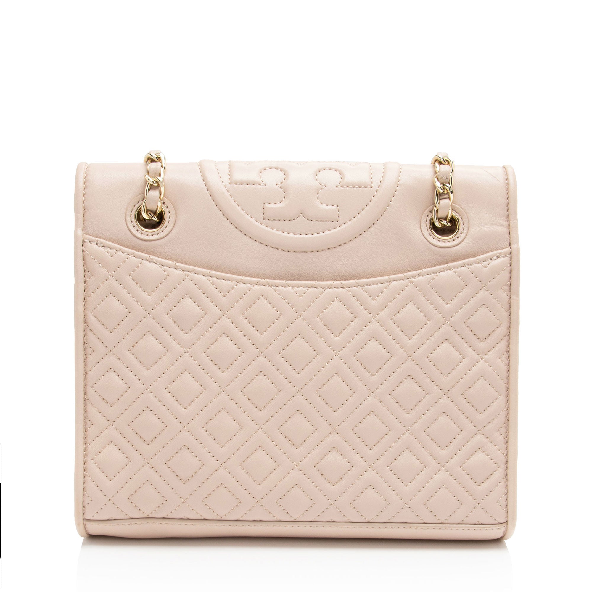 Tory Burch Leather Fleming Medium Shoulder Bag (SHF-5Tksxj)