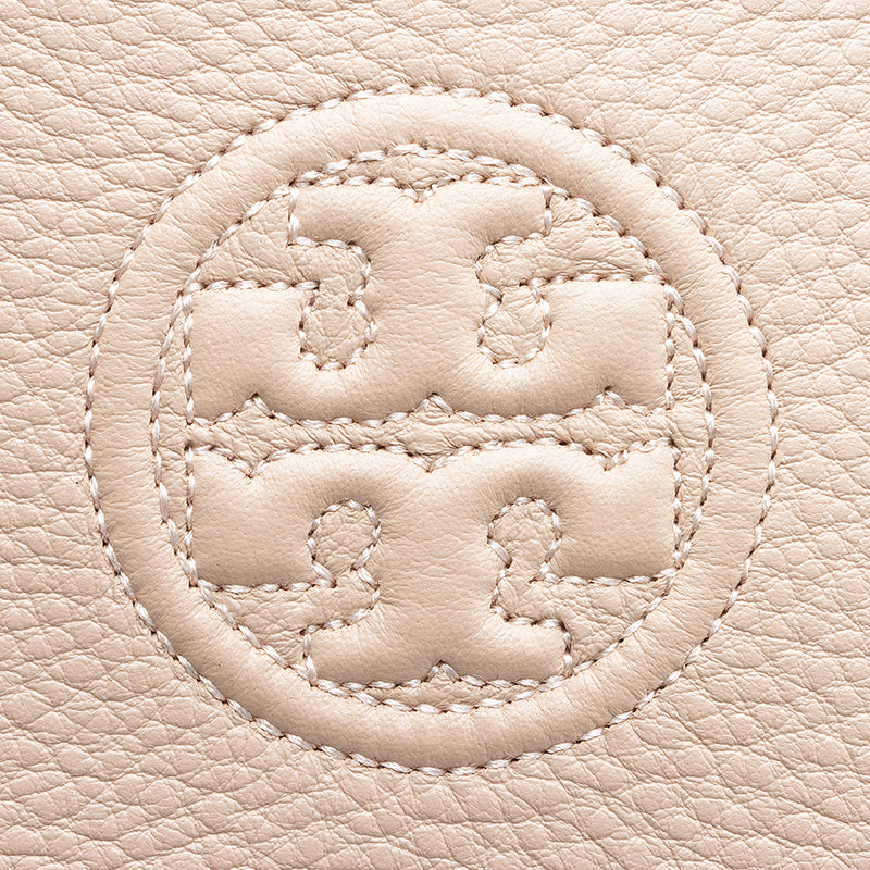 Tory Burch Leather Marion Triple Zip Satchel (SHF-19791)