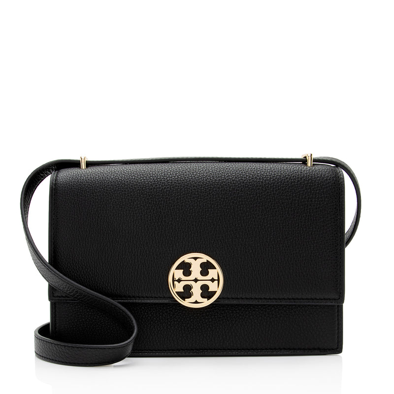 Tory Burch Leather Miller Shoulder Bag (SHF-i4UvmH)