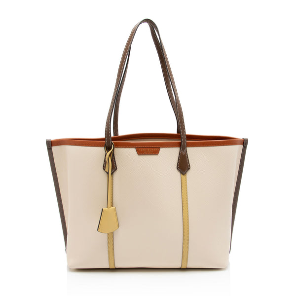 Tory Burch Leather Perry Triple Compartment Tote (SHF-YO5yYp)