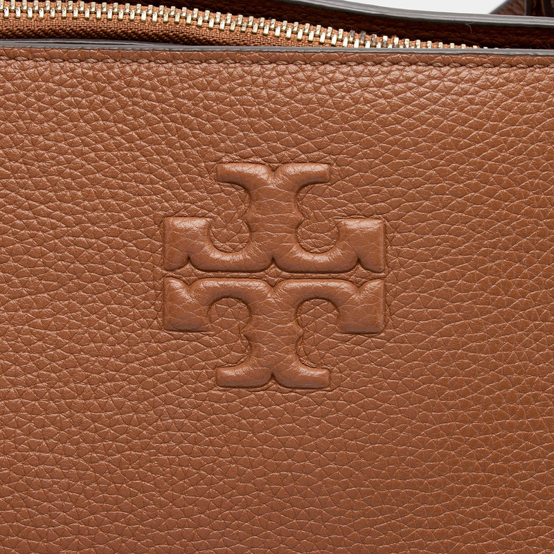 Tory Burch Pebbled Leather Thea Tassel Large Tote (SHF-XpGwbc) – LuxeDH