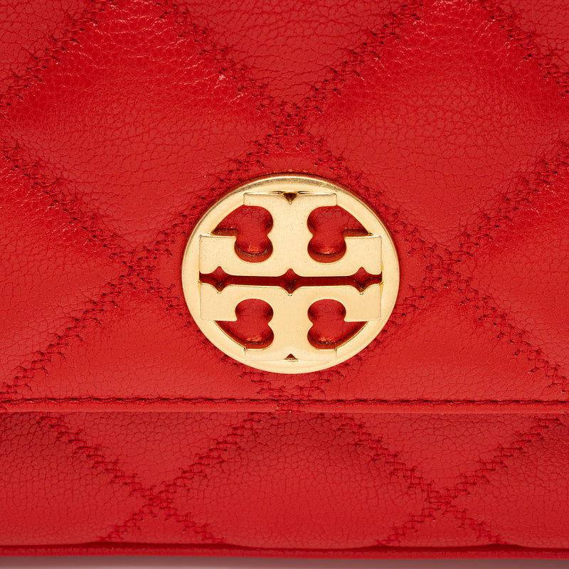 Tory Burch Quilted Leather Willa Medium Shoulder Bag (SHF-JmxrZY)