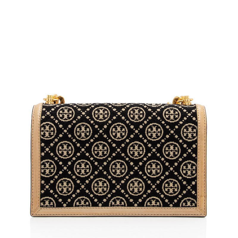 Tory Burch T Monogram Chenille Shoulder Bag (SHF-uLetj1)