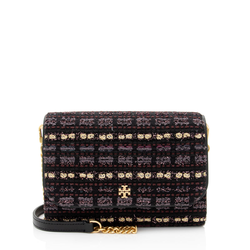 Tory Burch Tweed Emerson Wallet on Chain Bag (SHF-Fvuqij)