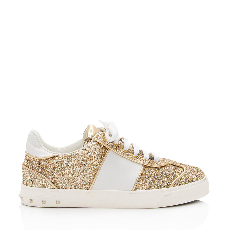 Valentino Sneaker, outlets Gr.39, gold Glitzer