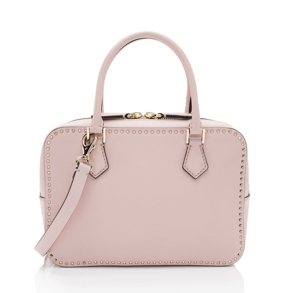 Valentino Leather Micro Rockstud Satchel (SHF-B33jwJ)