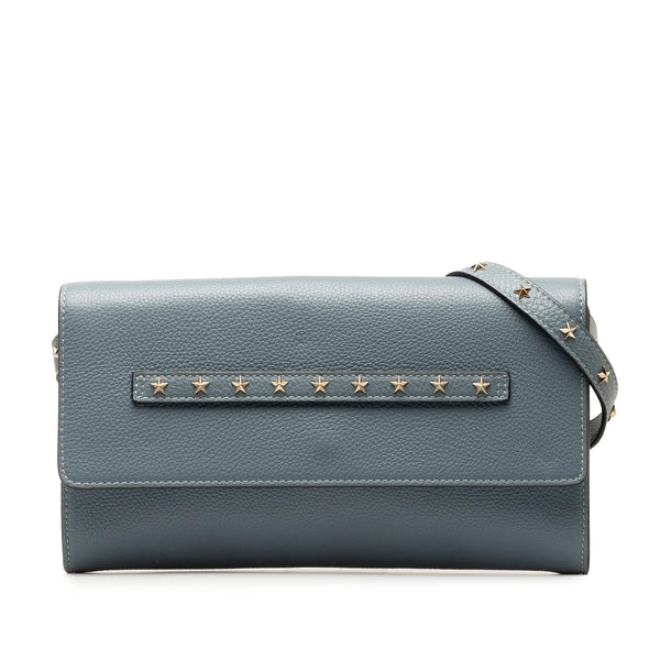 Valentino Leather Star Studded Crossbody (SHG-C0GuSL)