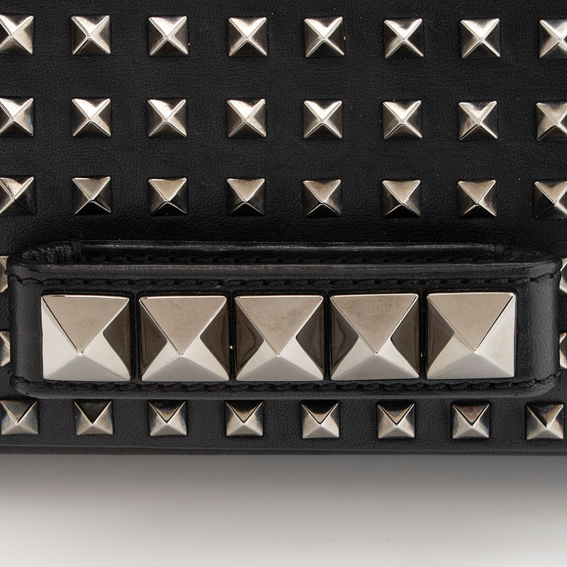 Valentino Leather Studded Va Va Voom Shoulder Bag (SHF-JpKLOz)