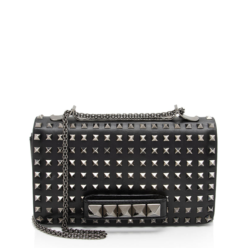 Valentino Leather Studded Va Va Voom Shoulder Bag (SHF-JpKLOz)