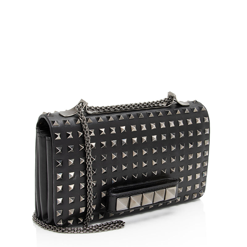 Valentino Leather Studded Va Va Voom Shoulder Bag (SHF-JpKLOz)