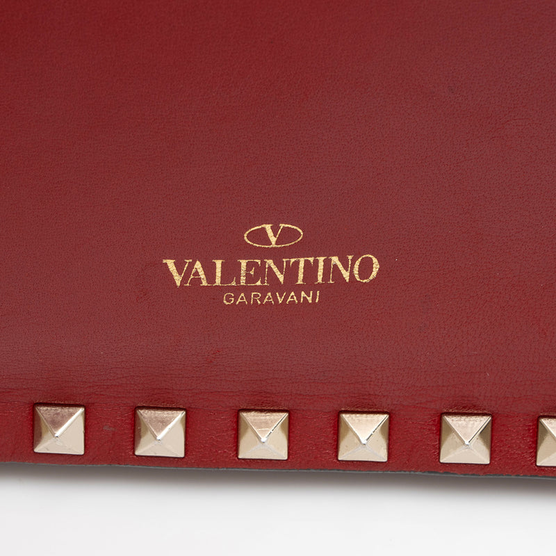 Valentino Nappa Leather Rockstud Clutch (SHF-wwXQKX)