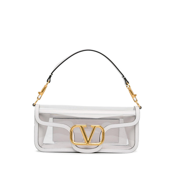 Valentino PVC Logo Handbag (SHG-F28s9N)