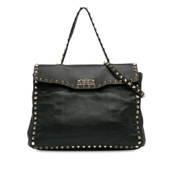 Valentino Rockstud Flap Satchel (SHG-783ZgD)