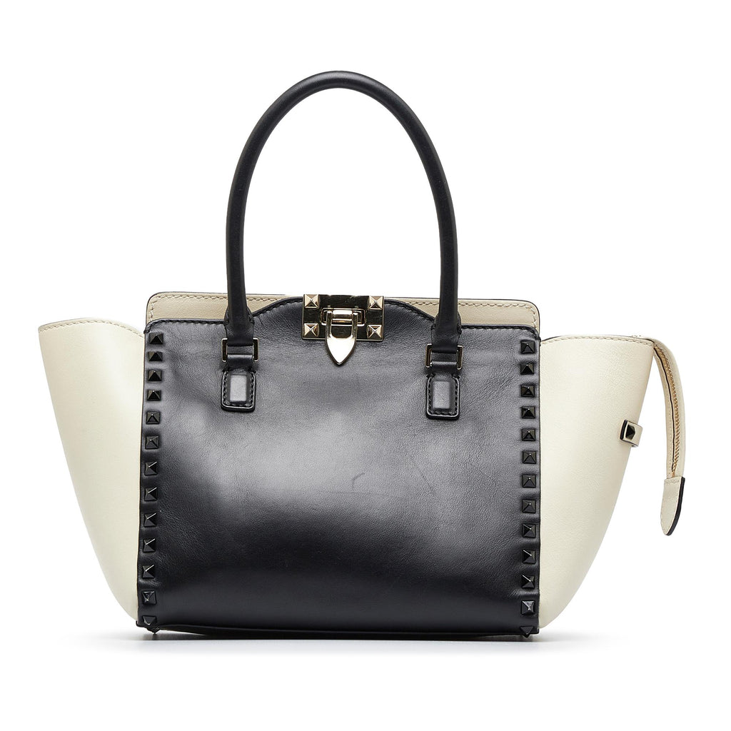 Valentino Rockstud Double Handle Tote Bag