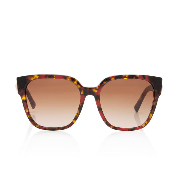 Valentino Square Stud Sunglasses (SHF-mVMbpx)