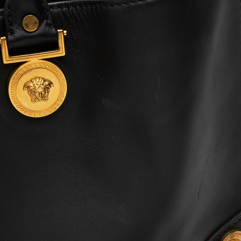 Versace Calfskin Medallion Tribute Tote (SHF-WYlxZ1)