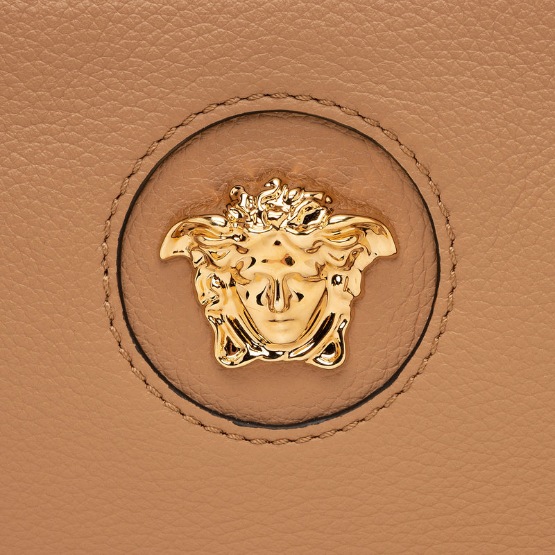 Versace Calfskin Medusa Wristlet (SHF-bmnCxU)