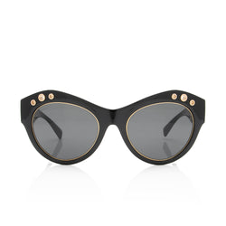 Versace Cat Eye Grommet Sunglasses (SHF-8QX6br)