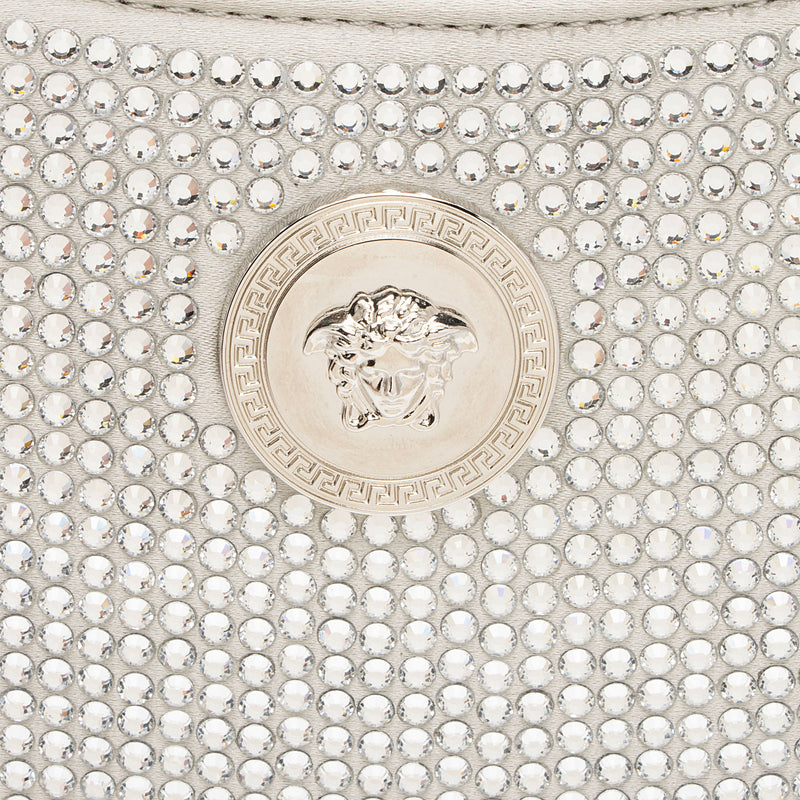 Versace Crystal La Medusa Half Moon Bag (SHF-65D0L1)