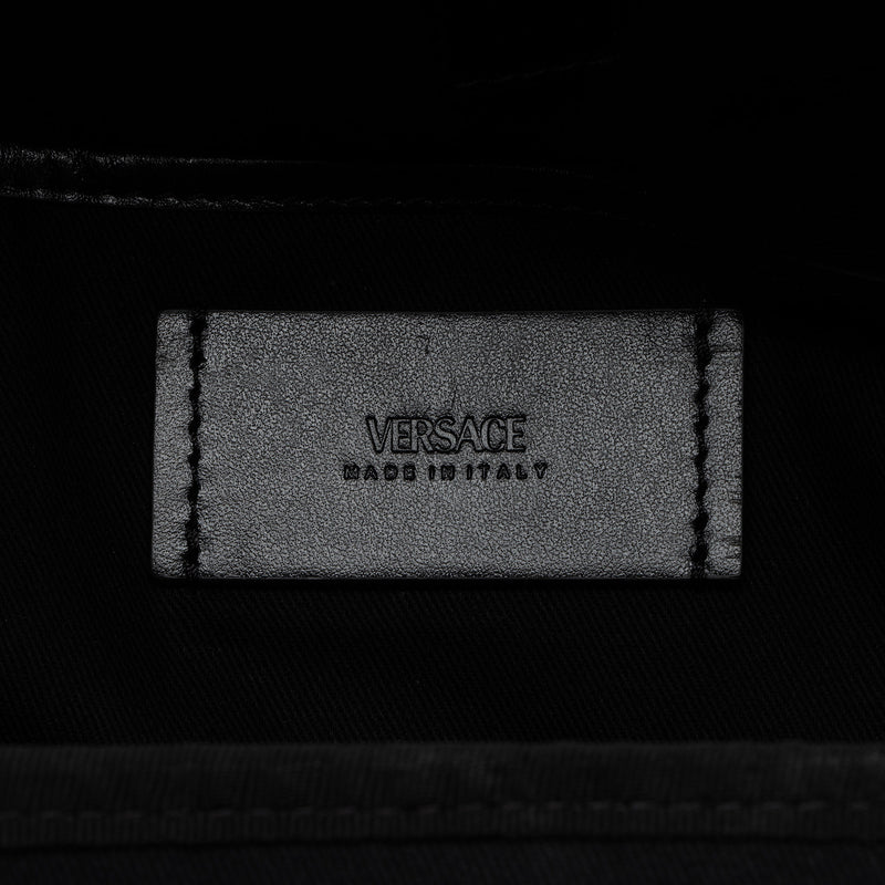 Versace La Greca Coated Canvas Backpack (SHF-7wZglL)